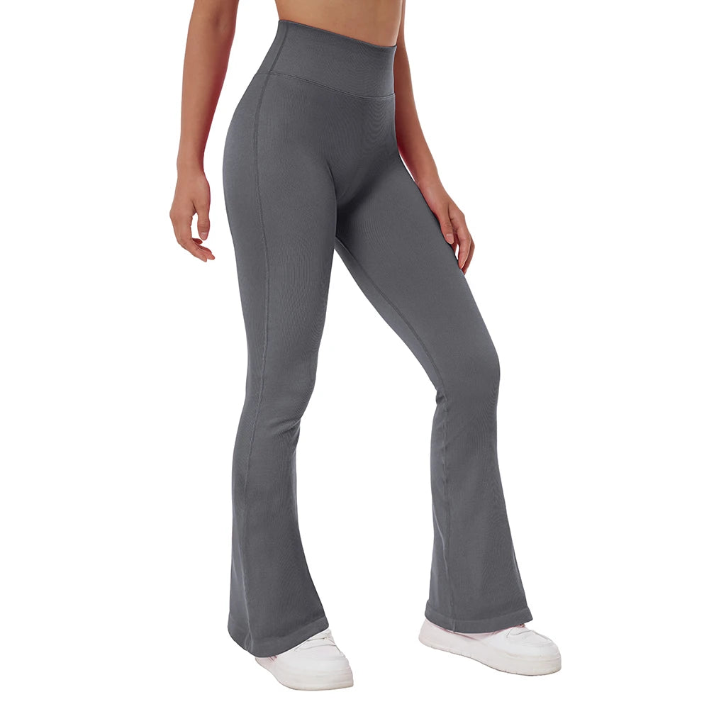 Yoga Leggings for Fitness  Women Casual Flare Pants High Waist Sports Workout Yoga Pants Gym Tights Flare Leggings Female