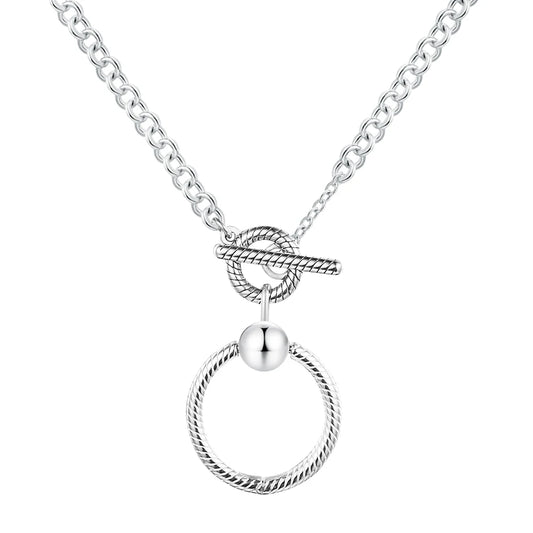 Necklaces for Women Luxury Fashion S925 New Sterling Silver Collier Choker Jewelry Female Chain Necklaces