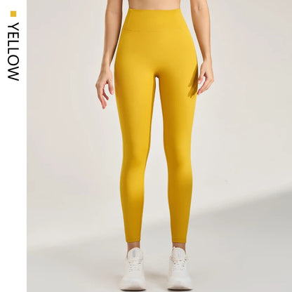 No Embarrassment Line Yoga Pants Women High Waisted Lift Hip Peach Butt Stretch Leggings Sweatpants Pants Long Pants