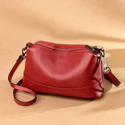 New Fashion Women Genuine Leather Handbags Women's bags Designer Female Shoulder Bags Luxury Brand Cowhide Ladies Messenger Bag