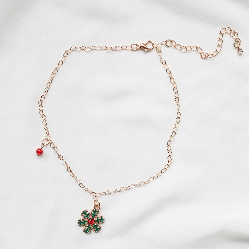 Fashion Lace Necklace For Women Adjustable Elegant Snowfake Strawberry Pendant Velvet Choker Necklace Collar Party Jewelry Gift