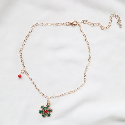 Fashion Lace Necklace For Women Adjustable Elegant Snowfake Strawberry Pendant Velvet Choker Necklace Collar Party Jewelry Gift