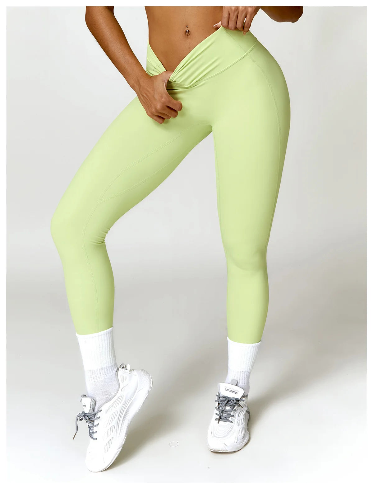 Women High Waist Yoga Pants Fitness Legging Workout Training Tights Running Pants Seamless Sport Leggings Gym Clothing
