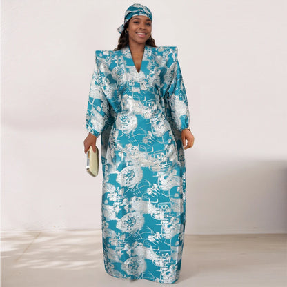 African Dresses for Women Traditional Africa Clothing Dashiki Ankara Outfits Gown Abayas Robe Muslim Kaftan Maxi Long Dress 2025