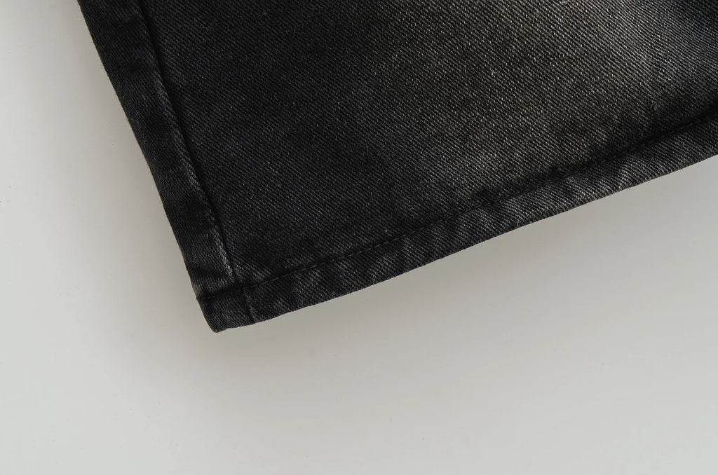 Mini skirts for women high waisted denim skirt black distressed jeans skirts womens 2024 Summer clothes blue jean skirts ripped