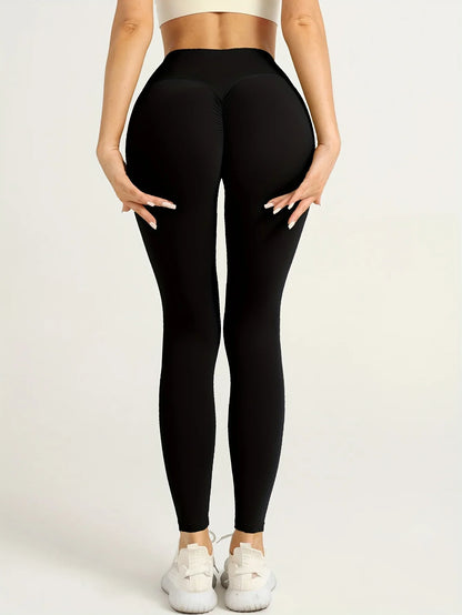 Women Butt Lifting Breathable Legging Pants Fitness High Waist Yoga Pants Leggings Quick Drying Seamless Stretchy Sport Pants