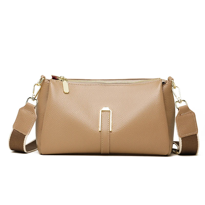 Women's Bag Handbag Fashion Female Messenger Phone Bag 2024 Luxury Cow Leather Women Shoulder Crossbody Bag