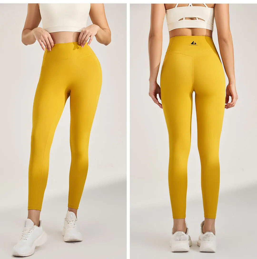 No Embarrassment Line Yoga Pants Women High Waisted Lift Hip Peach Butt Stretch Leggings Sweatpants Pants Long Pants