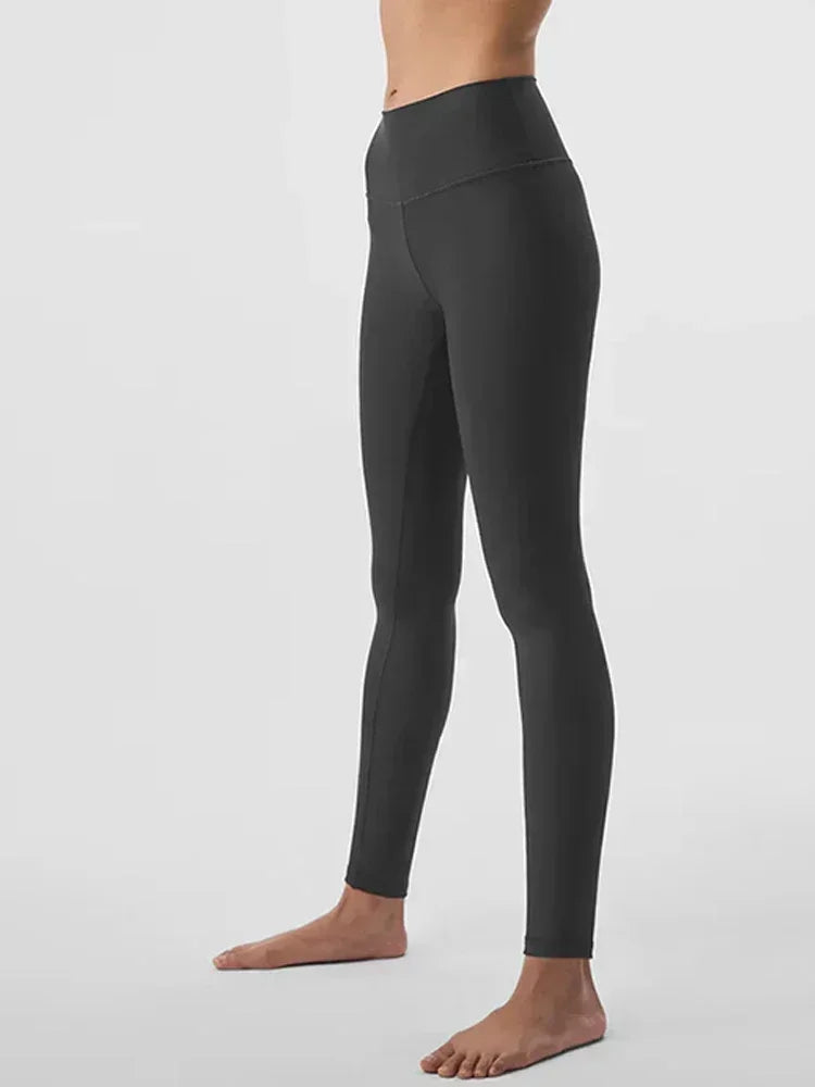 Yoga 7/8 High-Waist Airlift Legging Yoga Pants for Women High Waisted Stretchy Tight Fitting Fitness Suit Long  Sports Pants
