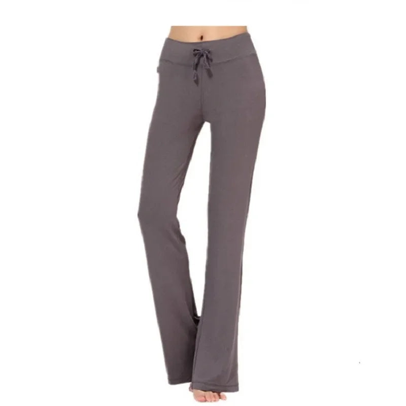 Women's Yoga Pants Summer High Waist Flared Trousers Tummy Control Workout Leggings Hot Sales Pants for Women