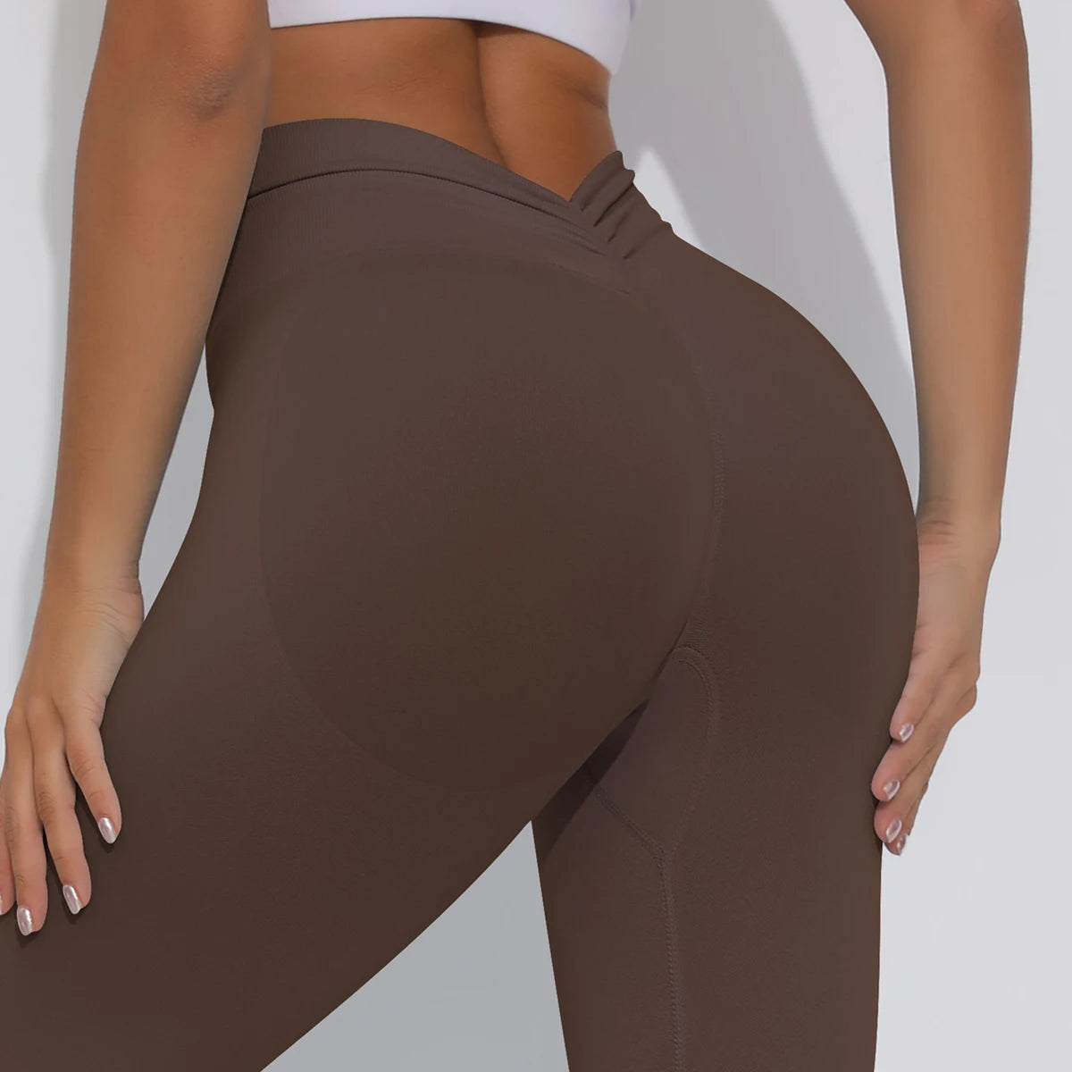 V Butt Yoga Pant Women Fitness Running Pants Tummy Control Slimming Booty Leggings Quick Drying Cycling Workout