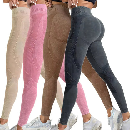 Women High Waist Seamless Yoga Pants Lift Buttocks Long Slimming Leggings Stretch Sports Yoga Long Trousers For Femme Ropa Mujer