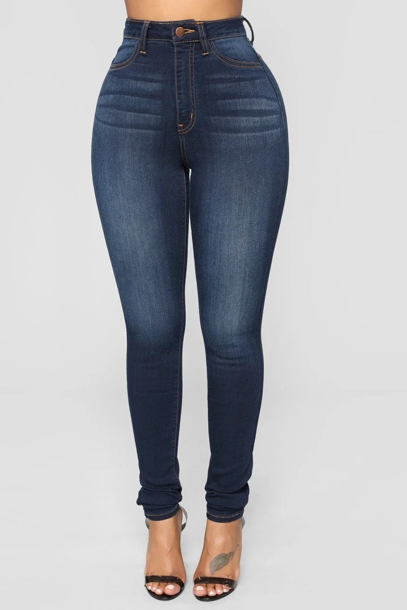 Slim Jeans for Women Skinny High Waist Trousers Jeans Women Black Denim Pencil Pants Stretch Women Jeans Pants Calca Jeans