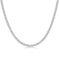 Tennis Necklace for Women,Gold/Silver Plated 3A Cubic Zirconia Diamond Choker Necklace,Dainty Neck Chain Necklace Trendy Jewelry