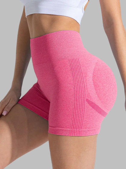 High-Waisted Hip-Lifting Yoga Pants for Women, Running Bare Sensation Breathable Fitness Pants Outer Wear Leggings, Tight Shorts