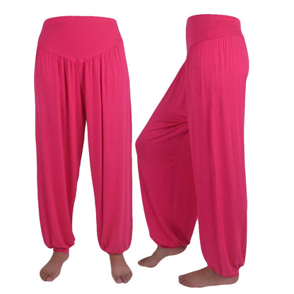 Yoga Pants Loose Harem Pants For Women Training Dance Trousers Sport Running Yoga Pants High Waist Ladies Trousers