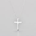 925 Sterling Silver Necklace For Women Adjustable Simple Cross Shape Necklace O-Chain Choker Necklaces Birthday Gift Chocker