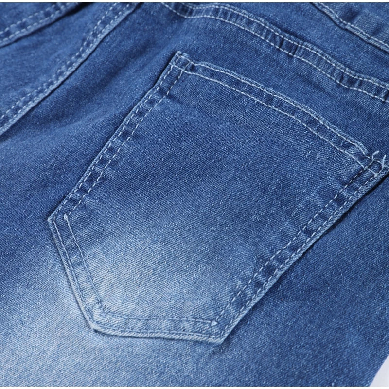 Sexy Stretchy Jeans Women High-waisted Double Breasted Slim Denim Pants Elastic Waist Female Fashion Tight Skinny Denim Trousers