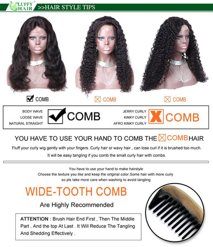 Afro Kinky Curly Human Hair Wigs 1x4 U V Part Wig Kinky Curly No Leave Out Brazilian Human Hair Wig For Black Women 200% Density