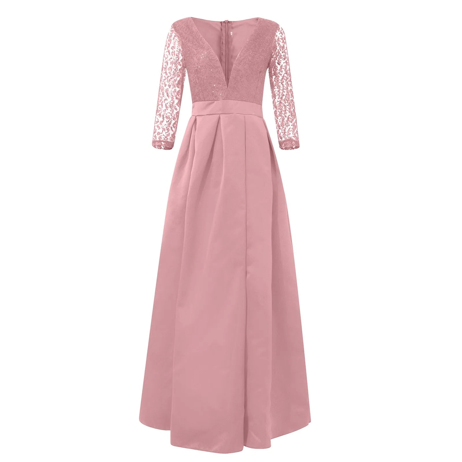 Women'S Elegant Evening Dresses Women'S Fashionable Long Dresses Trailing Evening Dresses Solid Color Floor-Length Dresses