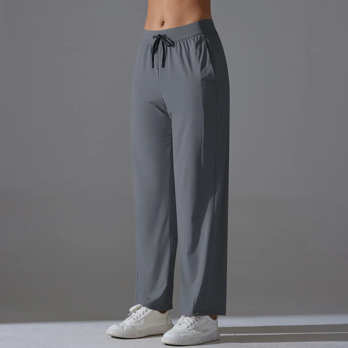 Sunscreen Yoga Pants For Women Straight UV Protection Leg Sweatpant Loose Tracksuit Wide Leg Outdoor Gym Runing Casual Clothes