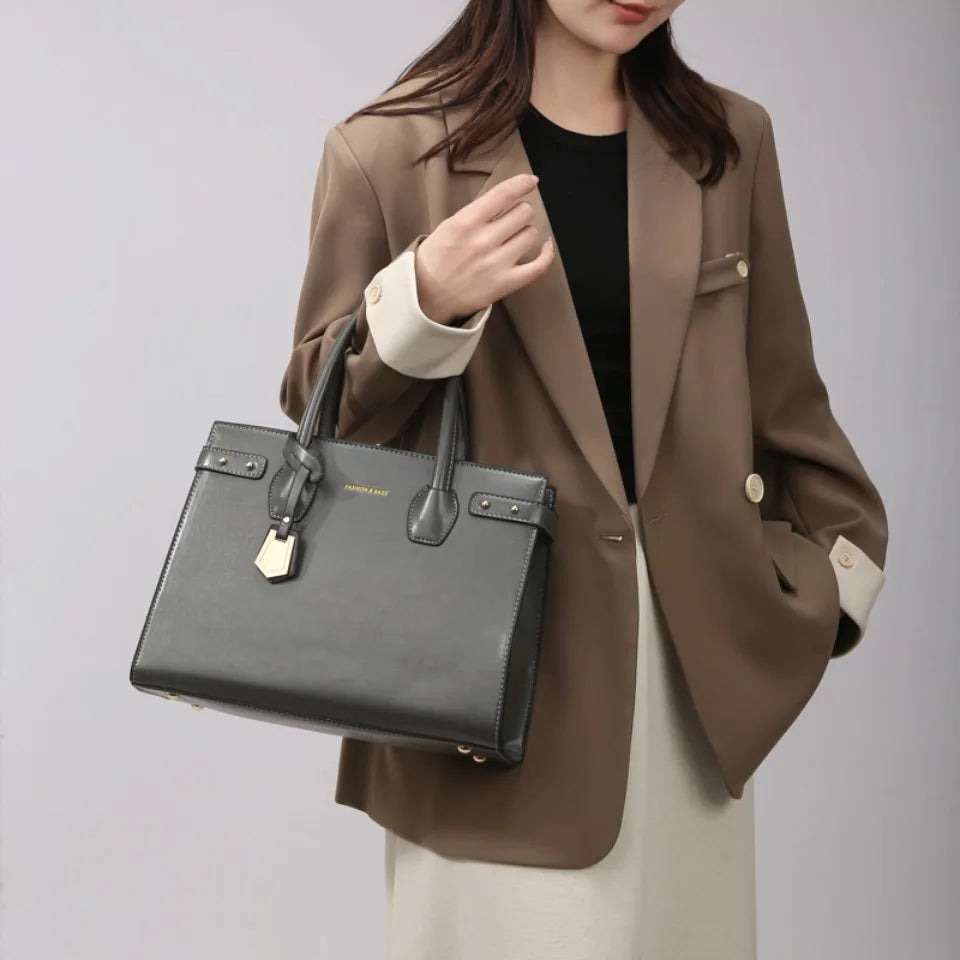 Genuine Handbags for Women 2025 New Luxury Ladies Hand Bags Female Leather Shoulder Top-Handle Crossbody Bags Casual Tote Sac
