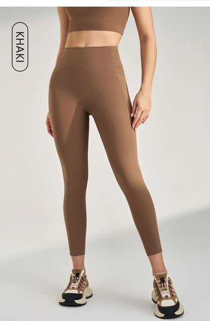 Women's High Waist Yoga Pants Peach Butt Stretch Leggings Outdoor Quick Dry Sweatpants Running Fitness No Trace Pants