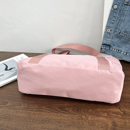 Women's Bag Solid Color Tote Bag Commuting Shoulder Bag Leisure Simple Mommy Go Out Bag Large Capacity Nylon Handbag