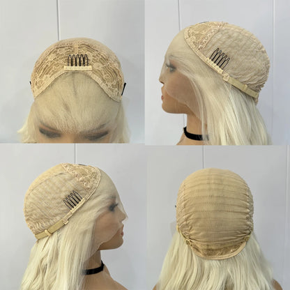 Ginger Wig Loose Wave Synthetic Lace Front Wigs For Women Long Auburn Orange Wig Deep Wave Lace Hair Heat Resistant Cosplay wear