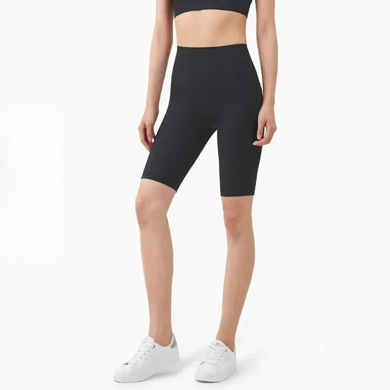 Five Yoga Pants Women Skinny High Waisted Hip Lifting Fitness Yoga Shorts