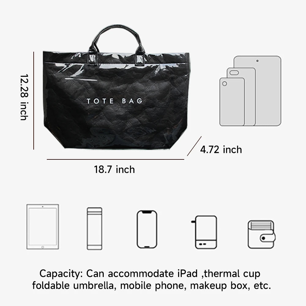 Women's Tote Bags New Solid Color Bag Simple Outdoor Leisure Large -capacity bag Work Commuter Fashion Bag