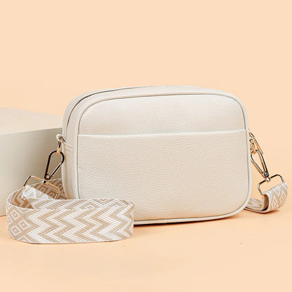Women Travel Tote Bags PU Leather Underarm Bags Fashion Simple Solid Color Portable Adjustable Strap Female Handbags