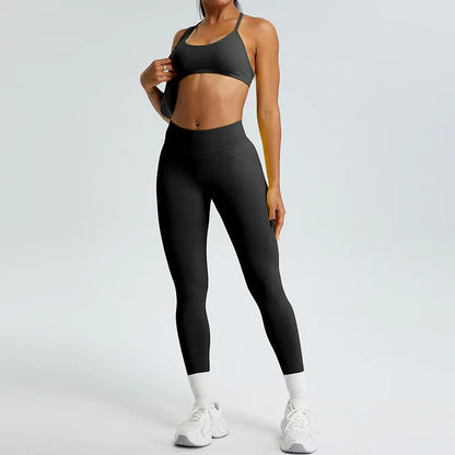 Women Yoga Pants High Waist Ribbed Sport Legging Gym Fitness Leggings Women Seamless Female Legging Tummy Control Running Tights
