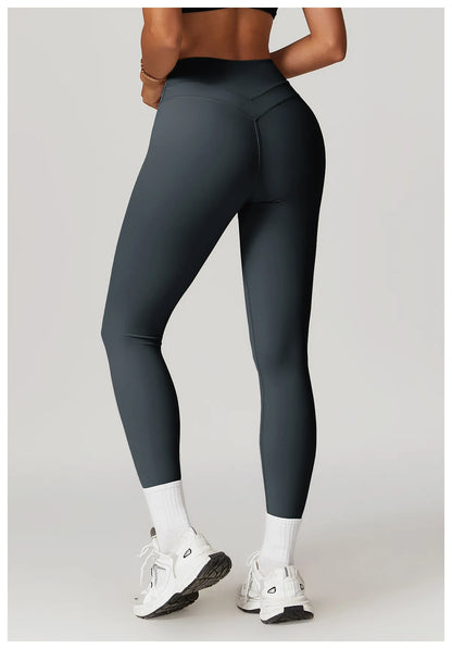 New Yoga Pants Women Workout Yoga Leggings High Waist Sport Leggings Women's Running Workout Tights Gym Push Up Fitness Trousers