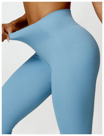 Women High Waist Yoga Pants Fitness Legging Workout Training Tights Running Pants Seamless Sport Leggings Gym Clothing