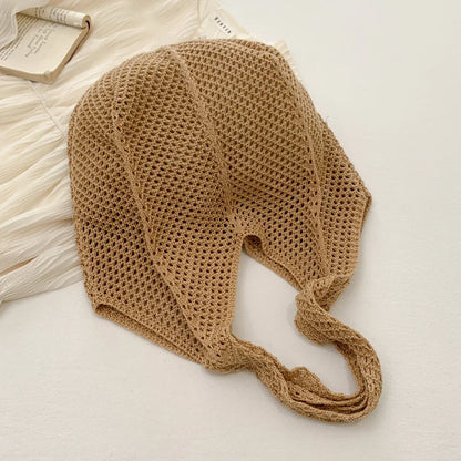 Women's Shoulder Bags Casual Straw Wicker Woven Ladies Handmade Totes Large Capacity Summer Beach Female's Messenger Bag