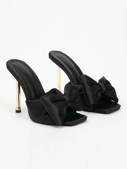 Women's Shoes Fashion Comfortable Bow High Heel Sandals Luxury Sandals Women Designers Elegant Party Sandals Stripper Shoes