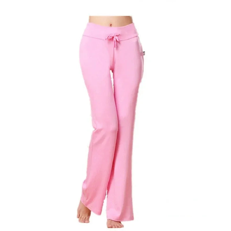 Women's Yoga Pants Summer High Waist Flared Trousers Tummy Control Workout Leggings Hot Sales Pants for Women