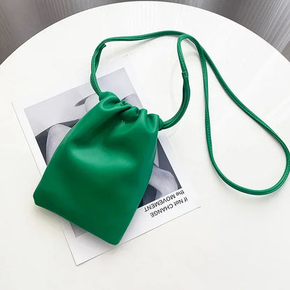 Women Handbags Female Pu Leather Shoulder Bags Large Capacity Crossbody Bags Solid Flap for Women Portable Phone Purse