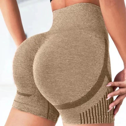 Women Yoga Shorts High Waisted and Hip Lifting Yoga Pants Outdoor Running Fitness Shorts Breathable Quick-dry Sportswear Pants