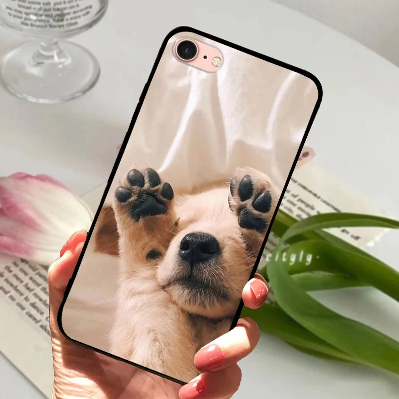 For iPhone 6S 6 Case Silicone Soft Back Phone Cover For iPhone 7 7Plus 6 6S Plus Silicon Cases For iPhone 8 8 Plus Fundas Bumper