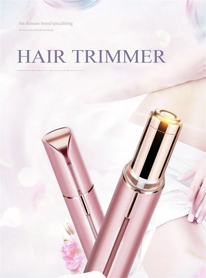 New Electric Facial Hair Removal Epilator Eyebrow Lipstick Shape Painless Facial Sensitive Areas Bikini Depilator Shaver Trimmer