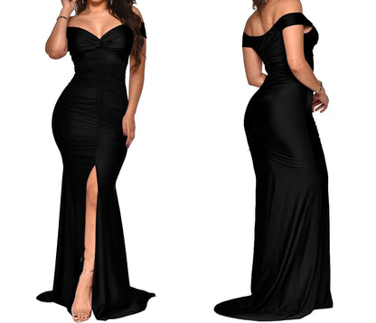 Women Long Dresses Sexy Backless Bodycon Evening Dresses Nightclub Maxi Dress Cocktail Birthday Party Welcome Prom Dress XSY039