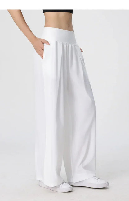 Yoga Pants Outdoor Loose Athletic Casual Pants Running Fitness Wide Leg Pants