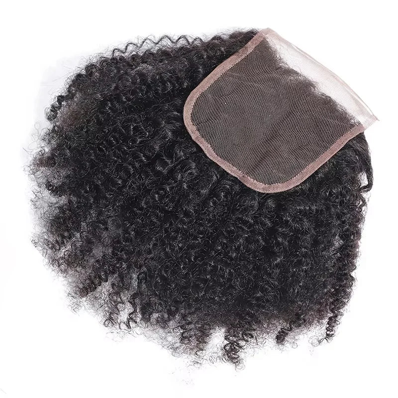 Raw Indian  Human Hair Weave Bundles 1/3/4 Bundles Deal Afro Kinky Curly Bundles Natural /Jet Black Remy Wavy Hair Extensions