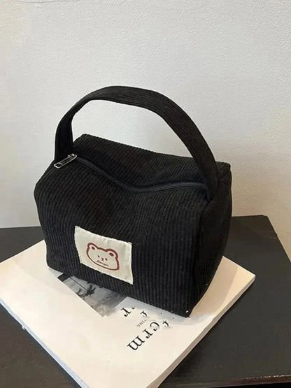 Cosmetic Bags for Women Plush Cute Handbag Summer Fashion Soft Comfortable Large Capacity Trendy Handbag for Women With Handle