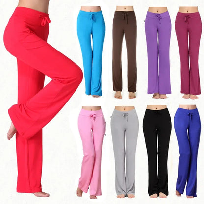 Yoga Pants Women Bell Bottoms High Waist Sport Flare Pants Gym Fitness Leggings Women Female Legging Tummy Control Running Tight