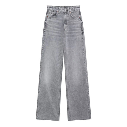 Willshela Women Jeans Denim Pant High Waist Female Chic Lady Casual Basic Mujer Straight Trousers