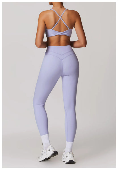 New Yoga Pants Women Workout Yoga Leggings High Waist Sport Leggings Women's Running Workout Tights Gym Push Up Fitness Trousers
