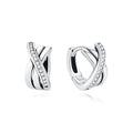 Original 925 Sterling Silver Earrings 2025 Stud Hoop Crystal Earings For Women Rose Gold Crown Heart Infinity Bee Earing Jewelry